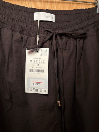 Pantalón bombacho marrón