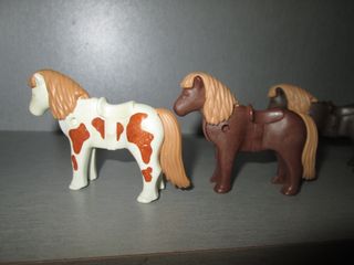 Lote Ponis y Caballos. Playmobil.