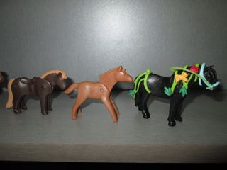 Lote Ponis y Caballos. Playmobil.
