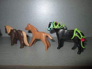 Lote Ponis y Caballos. Playmobil.