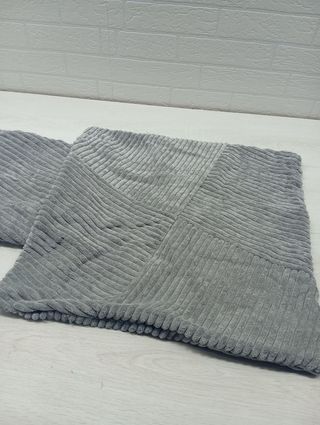 Fundas Cojines de Pana 50x50 gris