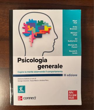 Libro Psicologia Generale 3^ edizione N. Holt