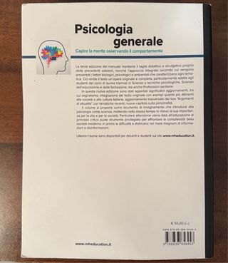 Libro Psicologia Generale 3^ edizione N. Holt