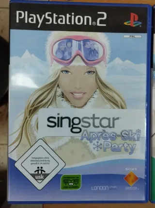 Lote 4 Juegos Sing Star PS2 y micros.
