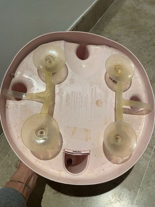 Asiento Bañera Bebé Rosa Estrellas