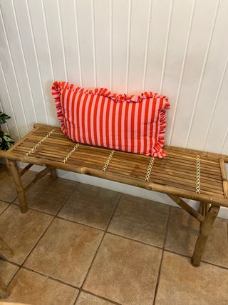 Banco de bambú plegable 120cm