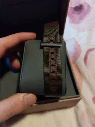 Reloj militar Hamilton kakhi field de cuerda