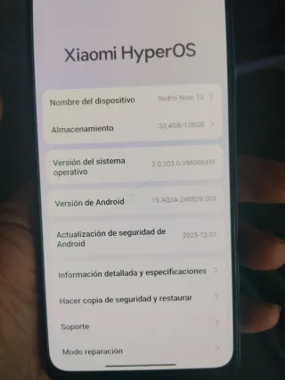 Telefono Xiaomi Redmi Note 12