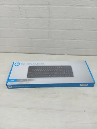 Teclado HP Español QWERTY USB Negro/Gris