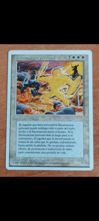 Carta magic encarnación personal cuarta edicion