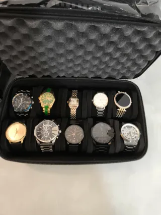 Custodia porta orologi 10 posti