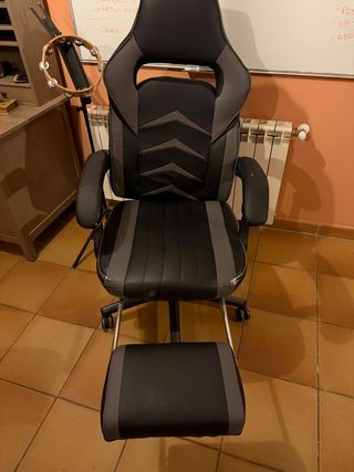 Silla Gamer Negra y Gris