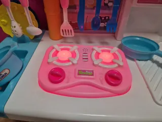 Cocinita de juguete para niñ@s y accesorios