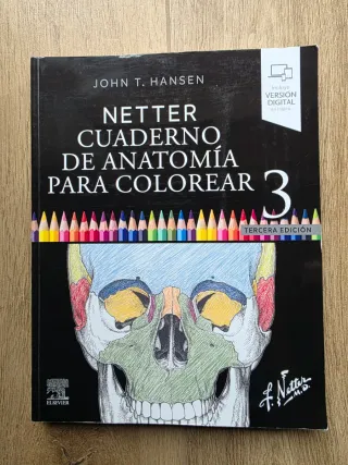 Netter. Cuaderno de anatomía para colorear: 2ª ...