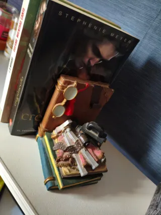 Sujetalibros de libros decorativos