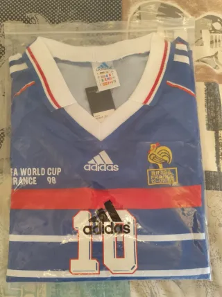 Camiseta Zidane Francia 1998 Talla L
