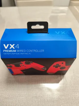 Controller Gioteck VX4 PS4/PC Rosso (nuovo)