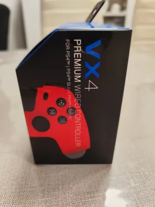 Controller Gioteck VX4 PS4/PC Rosso (nuovo)