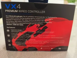 Controller Gioteck VX4 PS4/PC Rosso (nuovo)