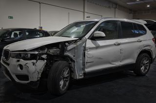 BMW X3 2017 Automatico etiqueta C y cuero marron.