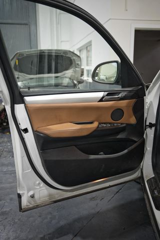 BMW X3 2017 Automatico etiqueta C y cuero marron.