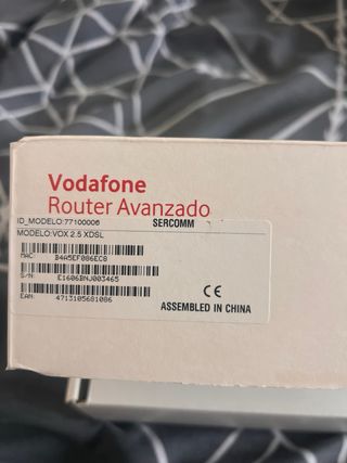 Router Avanzado Vodafone