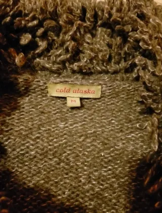 Chaqueta lana marron