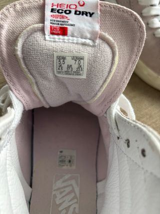 Zapatillas Vans Altas Rosas