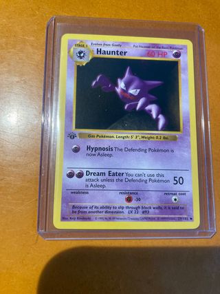 Haunter First Edition Base Set Shadowless