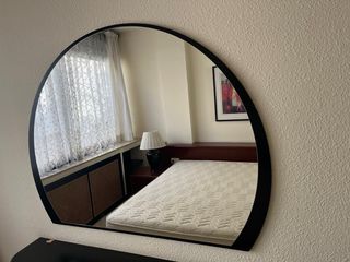 Espejo pared semiredondo