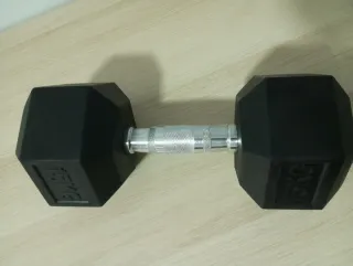 Mancuerna Hexagonal 15 kg 1 unidad COMO NUEVA!!