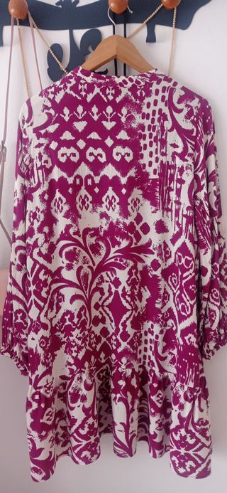 Vestido estilo bohemio ZARA