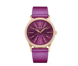 Patek Philippe Calatrava Oro Rosa Diamantes Púrpu.