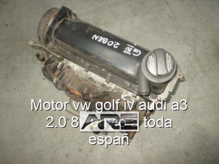 Motor vw golf iv audi a3 2.0 8v envio a to