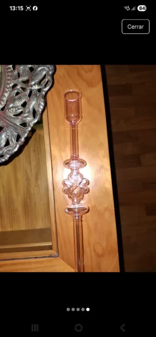 Candelabro de cristal