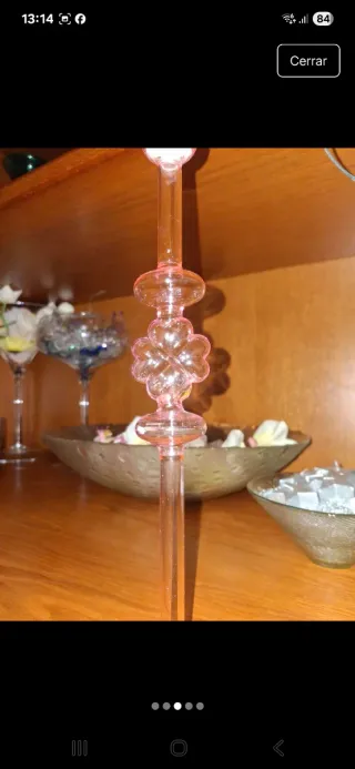 Candelabro de cristal