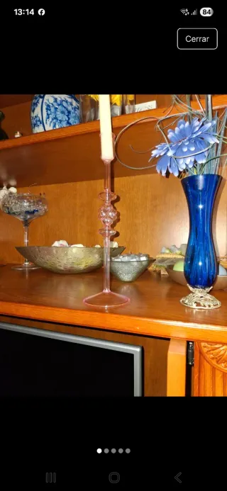 Candelabro de cristal