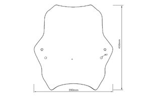Cupula parabrisas paramanos accesorio pa 1360