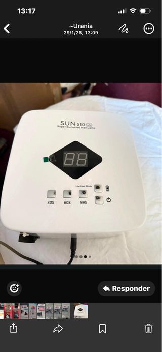 Lámpara Uñas SUN S10 MAX