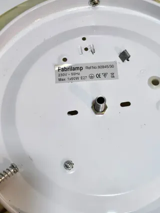 Lámpara de techo Paflón redondo