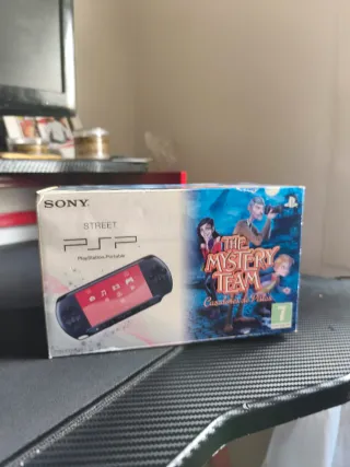 Caja psp edicion the mystery team edicion rara