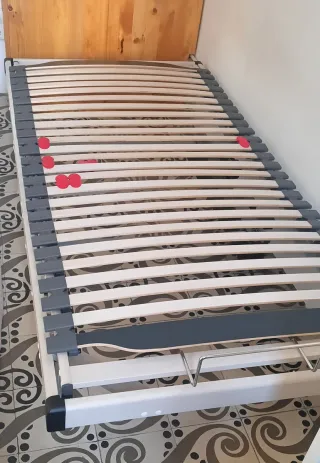 Cama articulada madera 90x190