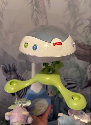 Móvil de cuna ositos voladores