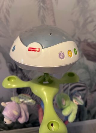 Móvil de cuna ositos voladores