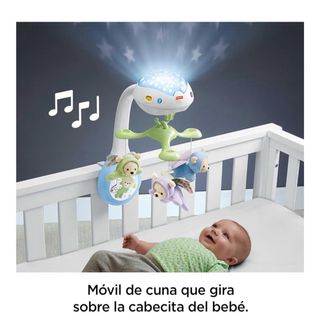 Móvil de cuna ositos voladores