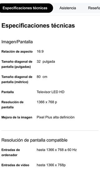 4500 series Televisor LED ultrafino 32 pulgadas