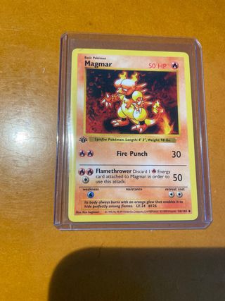Magmar First Edition Base Set Shadowless