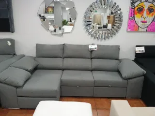 Sofá chaise longue cama arcón aqualine