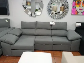 Sofá chaise longue cama arcón aqualine