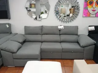 Sofá chaise longue cama arcón aqualine